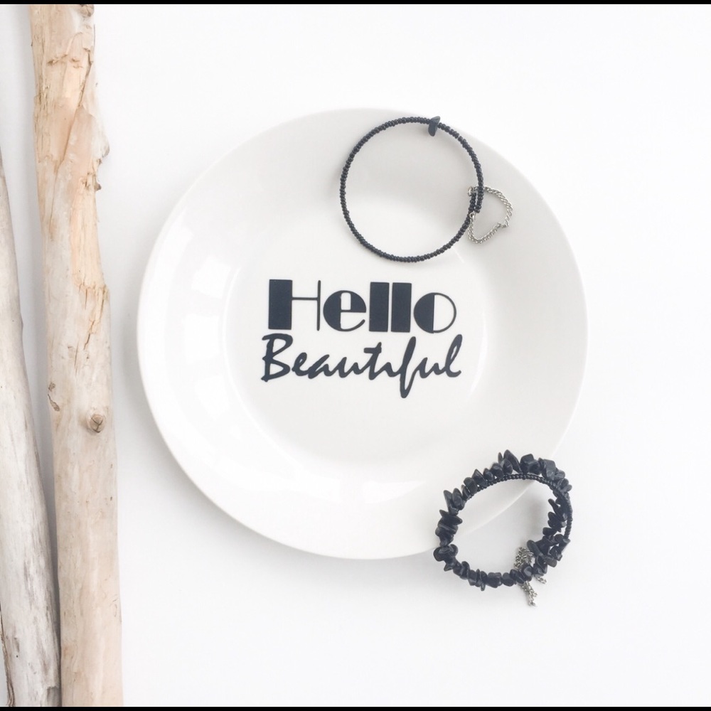 Hello Beautiful Jewelry Dish